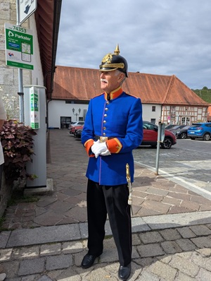 Stadtführer Ewald Anger als Lan